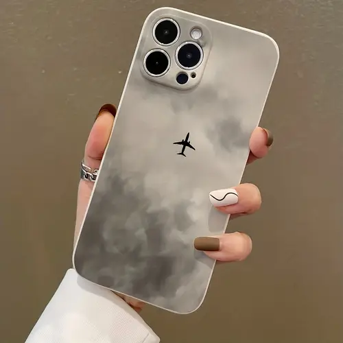 gray world airplane phone case for iphone14 14plus 14pro 14  iphone13 13pro 13  iphone12 12pro 12  iphone11 11pro 11pro max